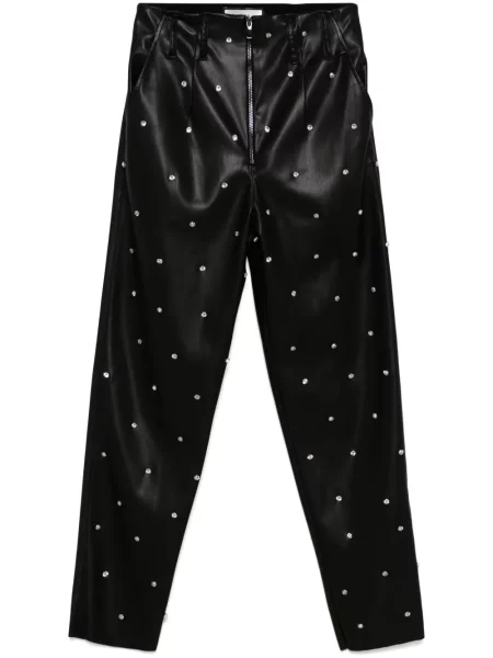 Pantaloni Nissa de cristal negru