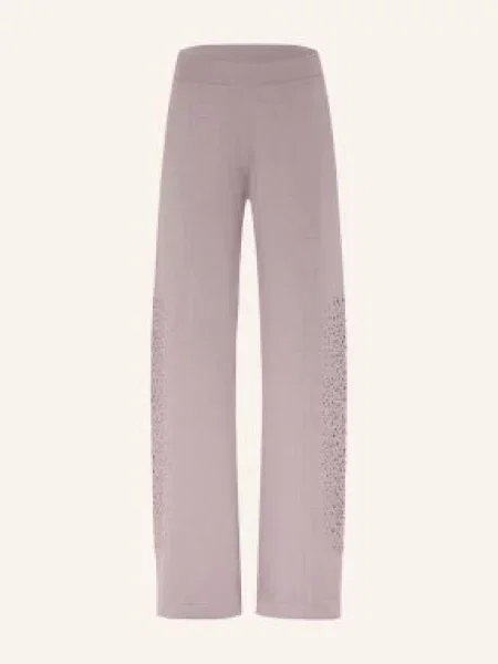 Emporio Armani Tepláky S Ozdobnými Kamínky černošedá
