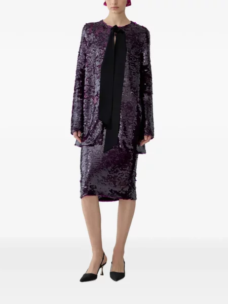 Bluză Carolina Herrera cu paiete violet