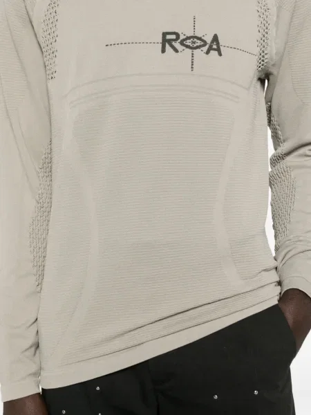 Tricou Roa lung gri