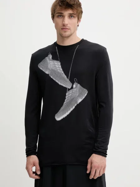 Tricou mânecă lungă Mm6 Maison Margiela negru