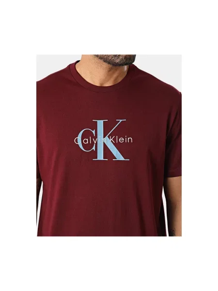 Calvin Klein Jeans majica za muškarce od pamuka crvena