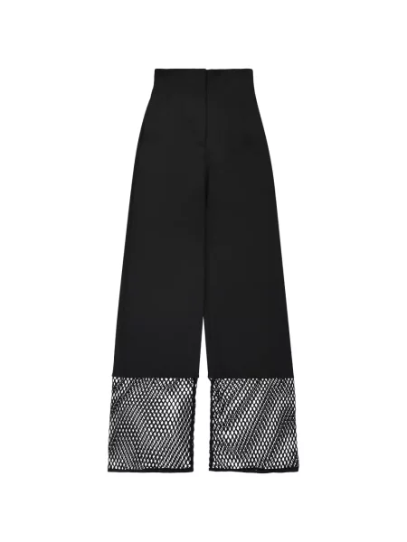 Pantaloni Ellery plasă negru