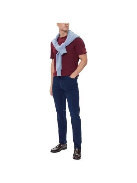 Blugi drepți Tommy Hilfiger Denton albastru