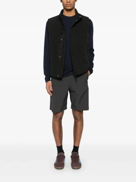 Pantaloni scurți Stone Island cu broderie gri