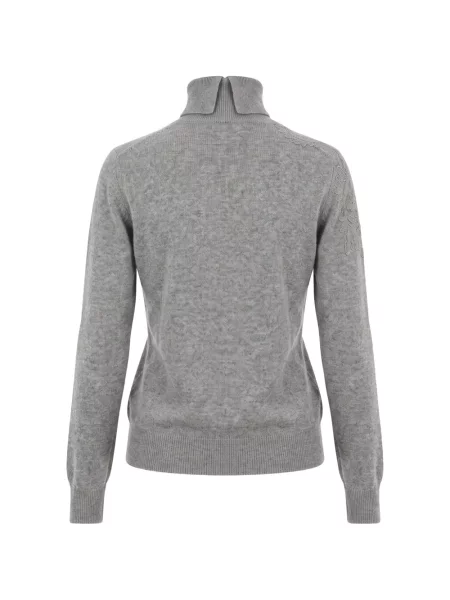 Pulover Ermanno Scervino din dantelă gri