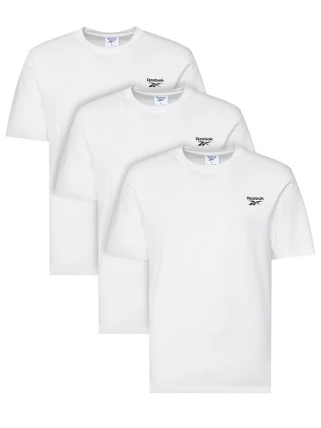 Reebok Set od 3 majice Woodrow bijela