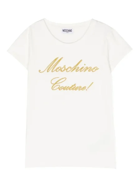Koszulka dziecięca Moschino biała