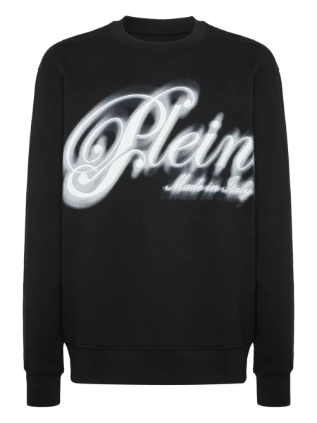 Hanorac Philipp Plein cu imagine negru