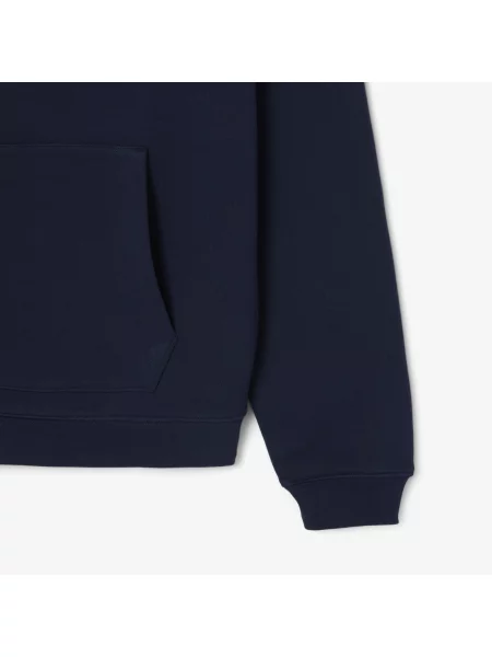 Lacoste Bluza Z Grubego Polaru granatowy