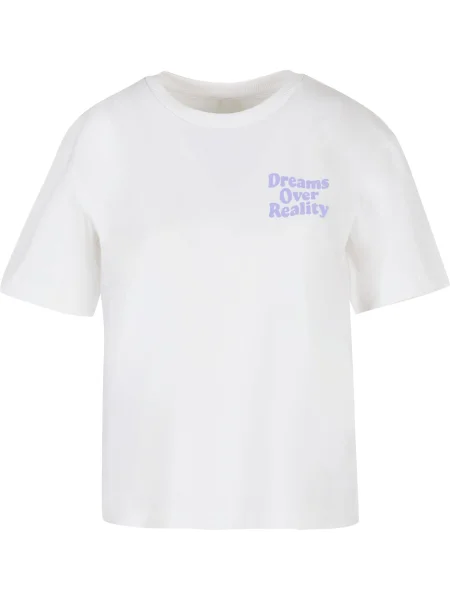 Mister Tee Tricou Dreams Over Reality indigo alb