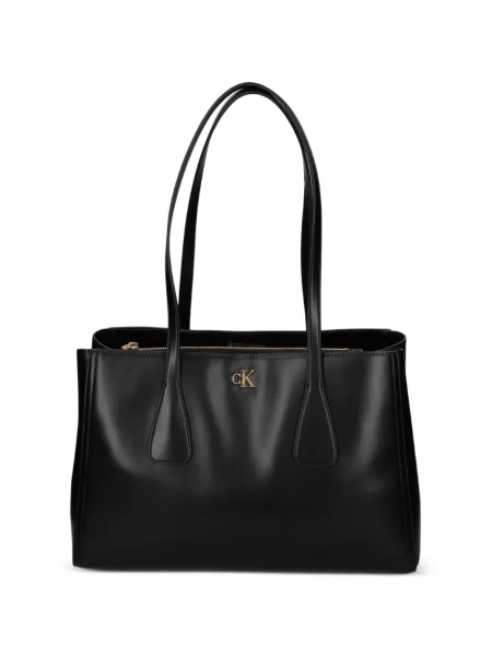 Geantă Calvin Klein cu autograf negru