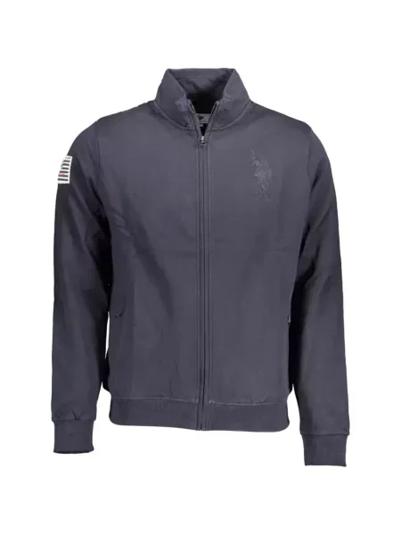 Pulover U.s. Polo Assn. cu broderie albastru
