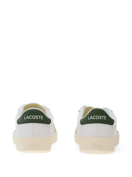 Sneakerși Lacoste cu autograf alb