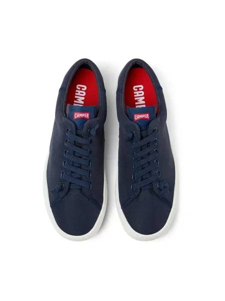 Sneakersy Camper sznurowane koronkowe niebieskie