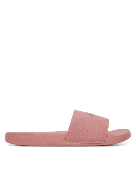 Klapki Calvin Klein różowe