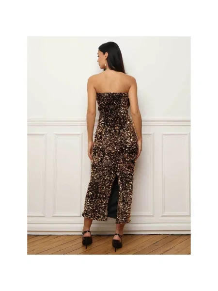 Rochie La Modeuse auriu