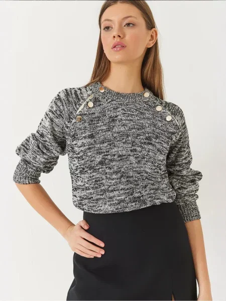 Bianco Lucci Pulover Pullover mešane barve