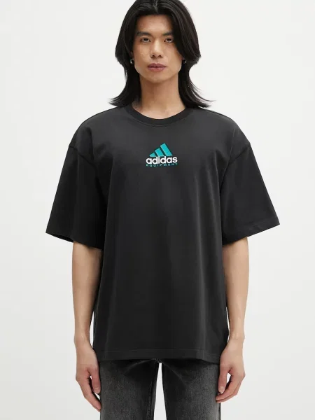 Adidas Originals tricou din EQT Gfx Tee 2 cu imprimeu negru