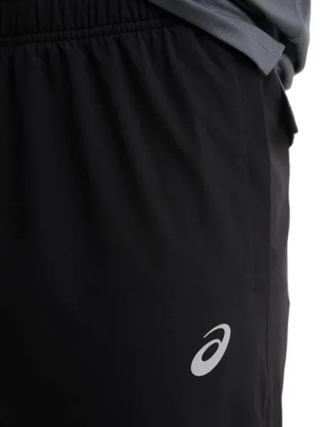 Futó húzózsinór leggings Asics autogrammal fekete