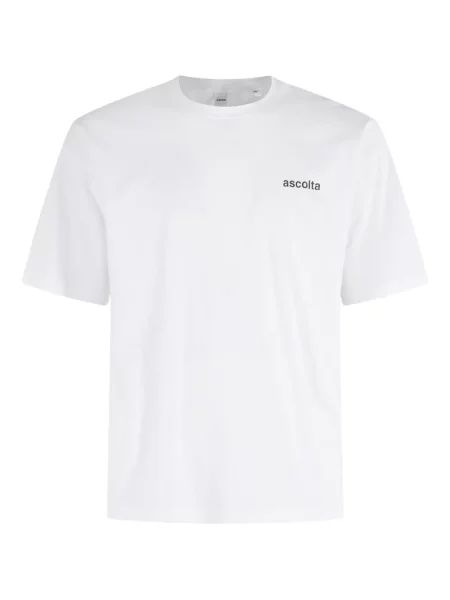 Tricou Aspesi cu broderie alb
