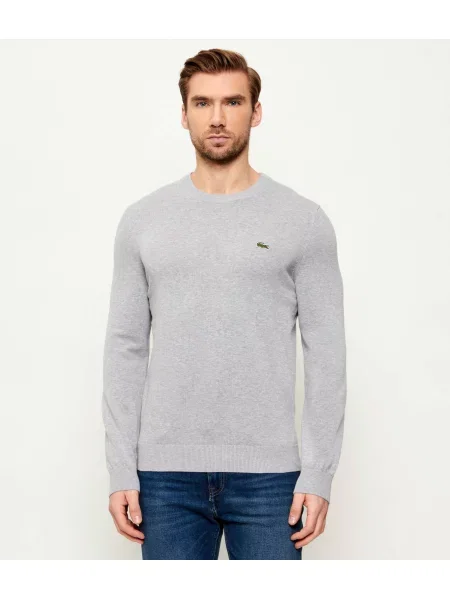Lacoste pulover de light gri