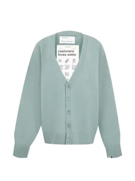 Cardigan Extreme Cashmere din cașmir verde