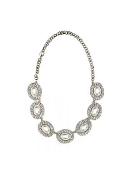 Naszyjnik Alessandra Rich retro niebieski