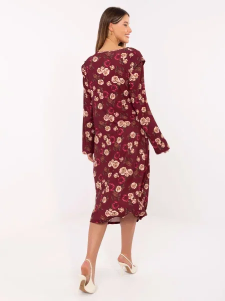 Rochie Rue Paris de costum bordo