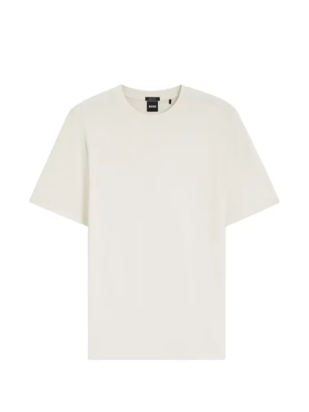 Tricou Boss cu imprimeu geometric din jacard