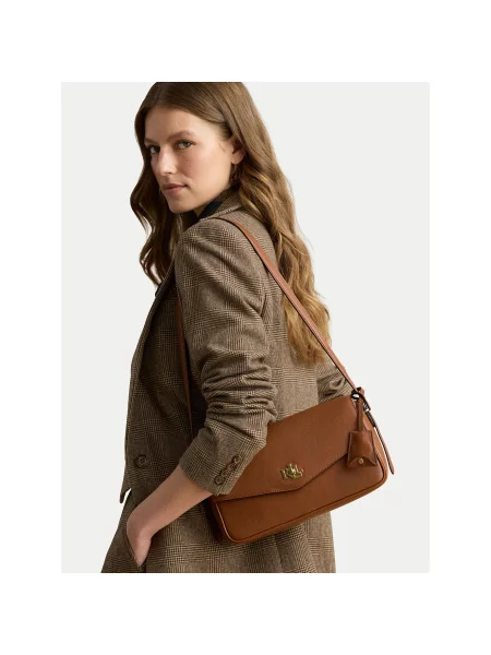 Lauren Ralph Lauren Torba za na rame konjak smeđa