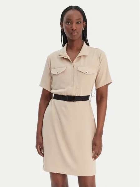 Liu Jo Sport Ежедневна рокля бежов