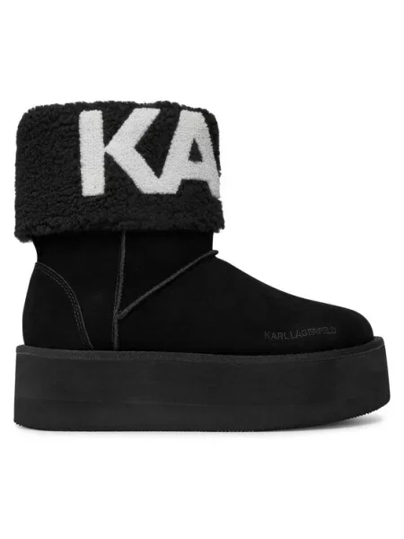 KARL LAGERFELD Čizme crna