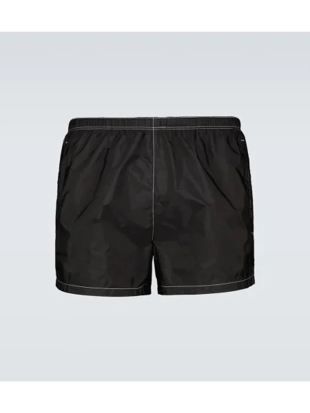 Plavalne hlačke Prada črna