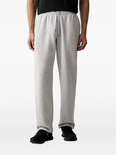 Pantaloni Under Armour cu broderie din fleece alergare gri