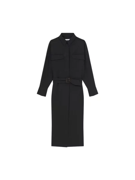 Długa sukienka maxi Iro garniturowa czarna