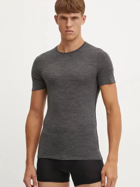 Функционална тениска Icebreaker Merino Anatomica сиво