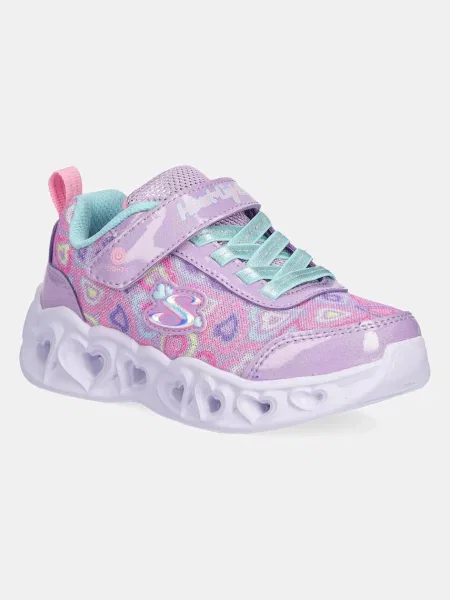 Skechers HEART LIGHTS tenisice za djecu ljubičasta
