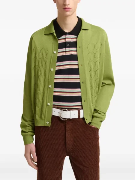 Gulerat tricou polo Marni verde