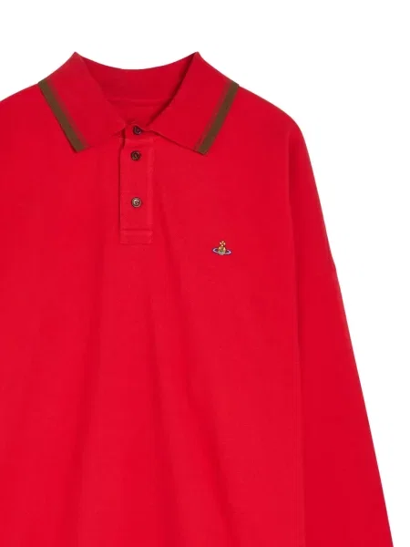 Μακρύς polo Vivienne Westwood με κέντημα κόκκινο