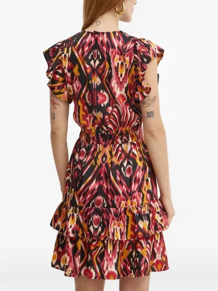 Rochie mini Morgan cu volane negru