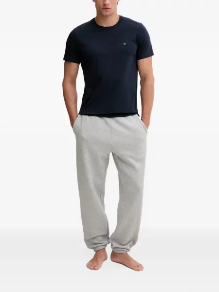 Tricou Emporio Armani cu imagine albastru