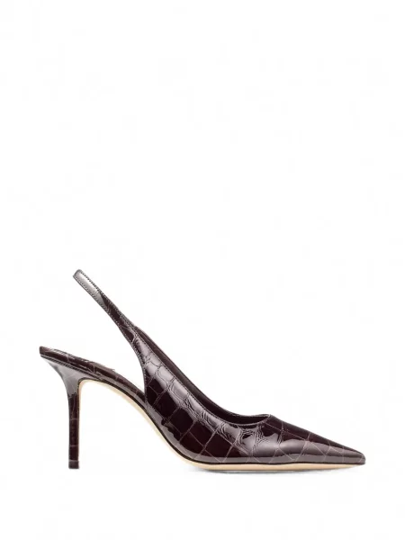 Pantofi cu toc Jimmy Choo maro