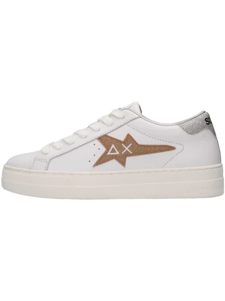 Pantofi Sun68 alb