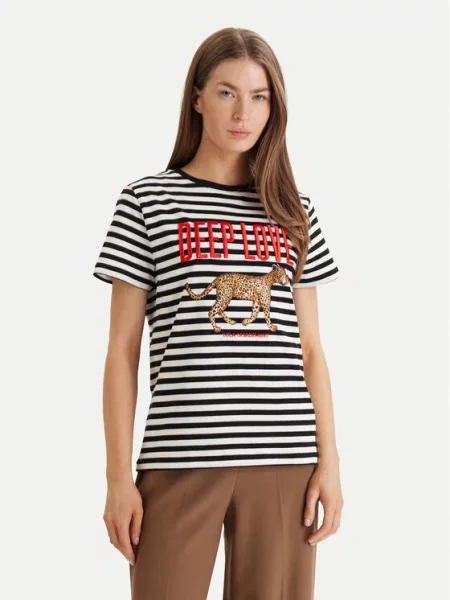 LOLA CASADEMUNT T-Shirt czarny