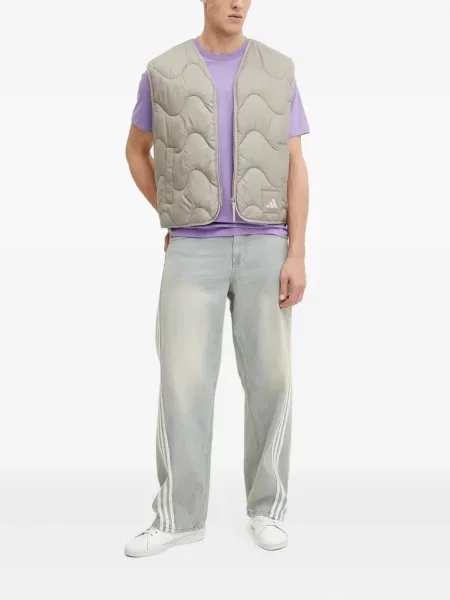 Маратонки Adidas Terrex с връзки на райета с дантела червено