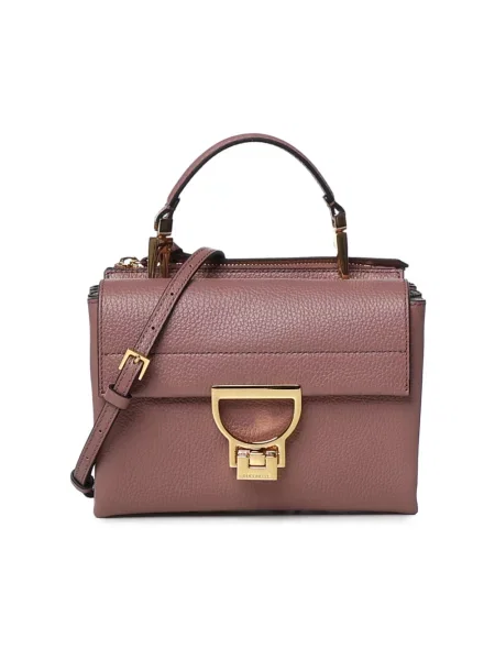 Torebka crossbody Coccinelle skórzana różowa
