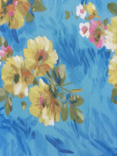 Fustă La Doublej cu model floral cu imagine albastru