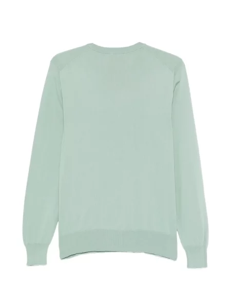 Pulover K-way cu decolteu rotund verde