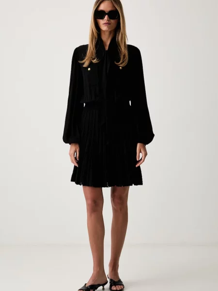 Twinset rochie evazată negru